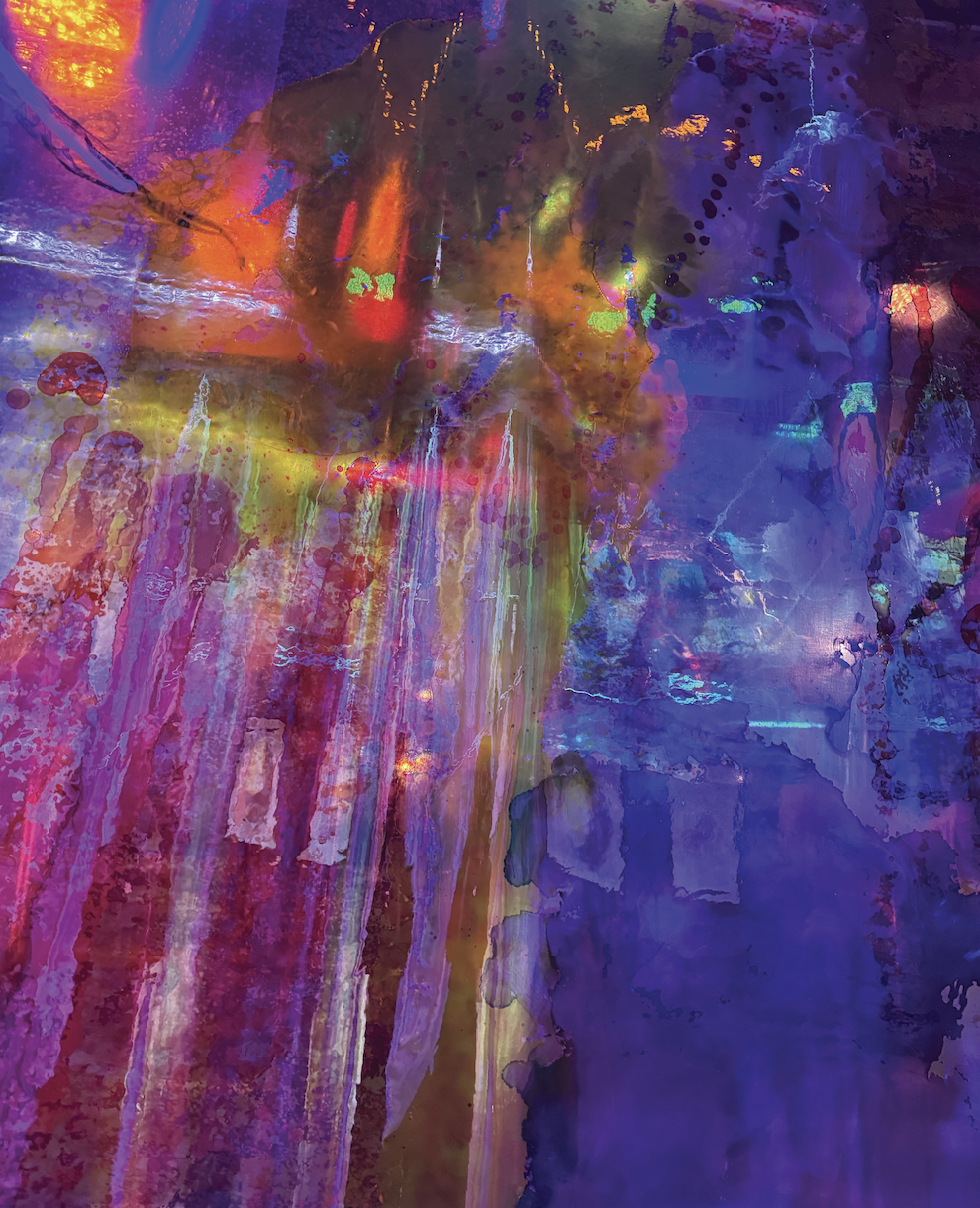 digital painting titled FLOAT